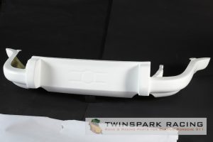 Porsche 2.8 RSR Rear Bumper with short bumperettes/horns for megaphones-0
